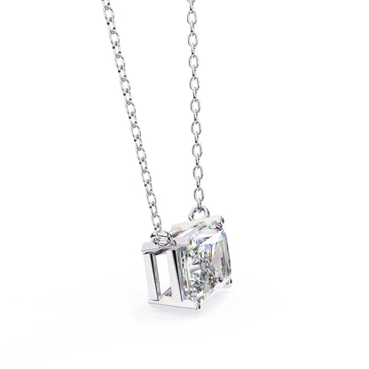 Gorgeous Radiant Lab Diamond  Solitaire Pendant