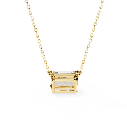Gorgeous Radiant Lab Diamond  Solitaire Pendant