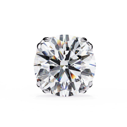 Round Lab Diamond Stud Earrings