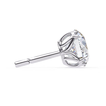 Round Lab Diamond Stud Earrings