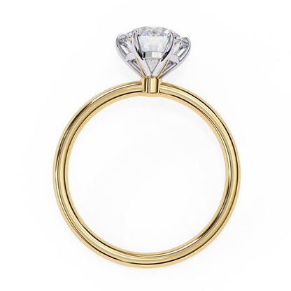 Round Cut Solitaire Diamond Engagement Ring