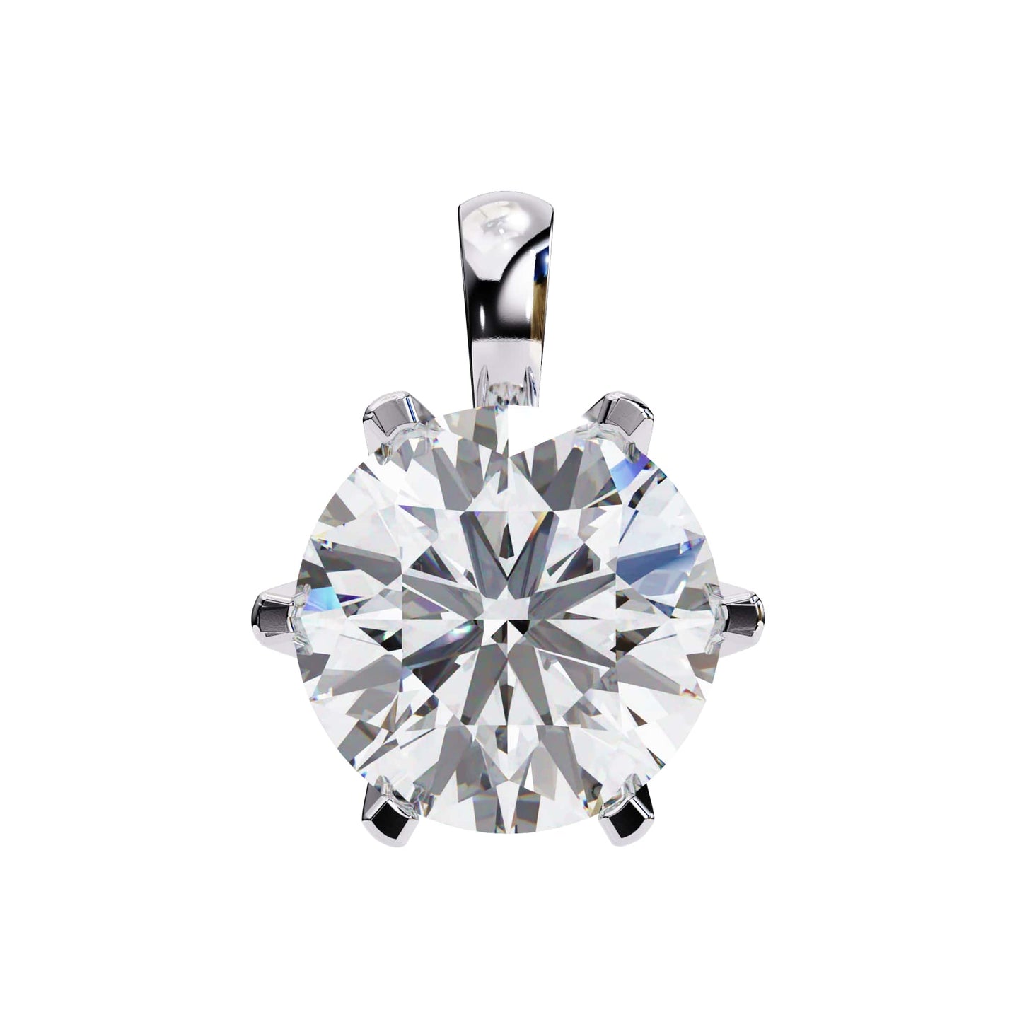 Refined Round  Lab Grown Pendant
