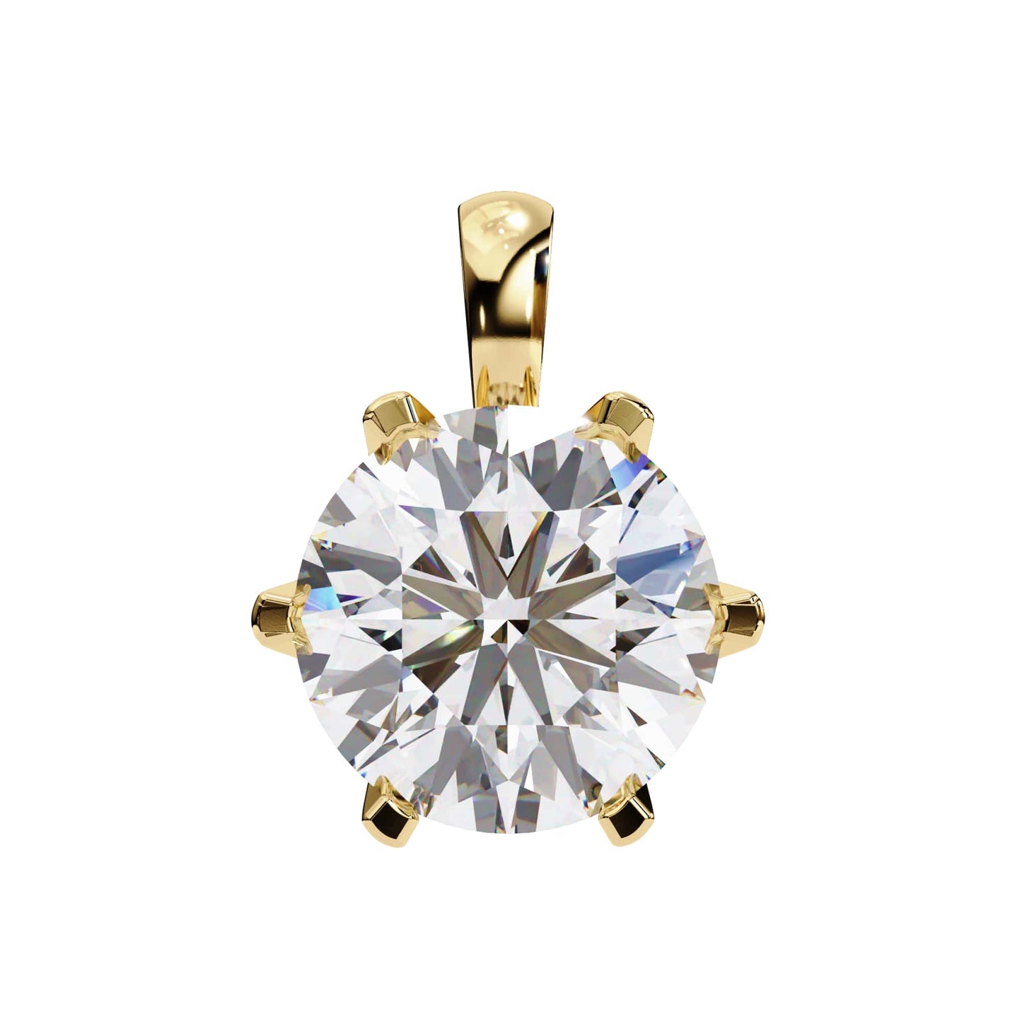 Refined Round  Lab Grown Pendant
