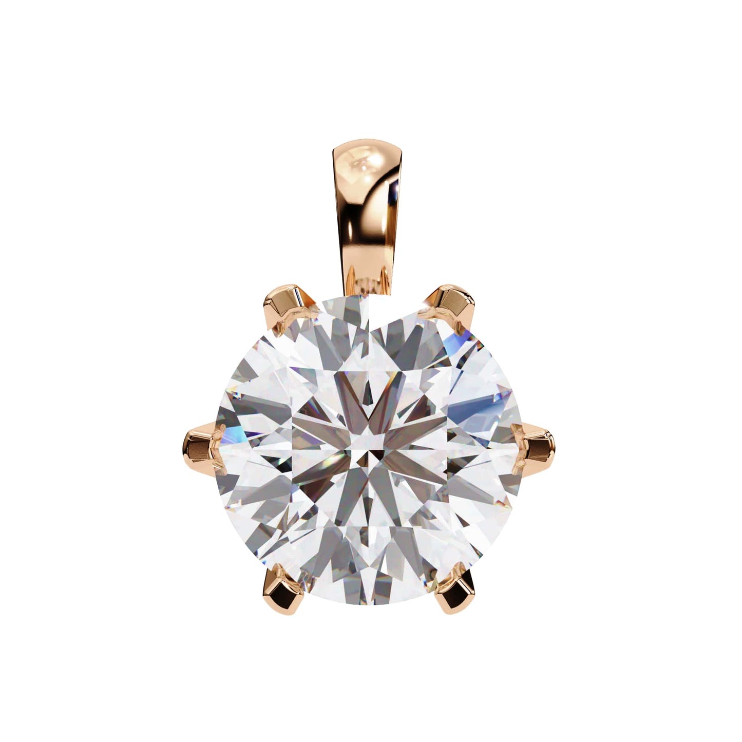 Refined Round  Lab Grown Pendant