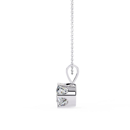 6 Prong Round Lab Grown Diamond Pendant
