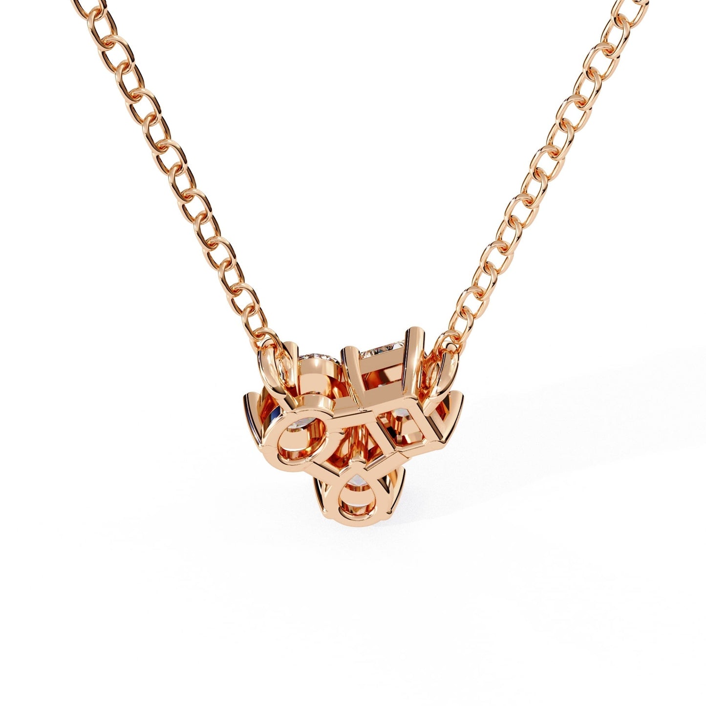 Dazzling Trio Lab Grown Diamond Pendant