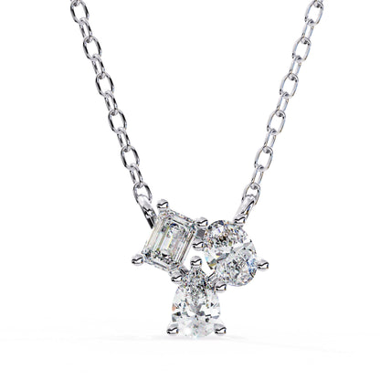 Dazzling Trio Lab Grown Diamond Pendant
