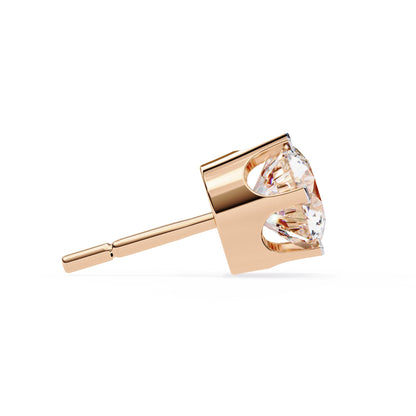 Round Lab Grown Diamond Stud Earrings
