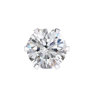 Round Lab Grown Diamond Stud Earrings