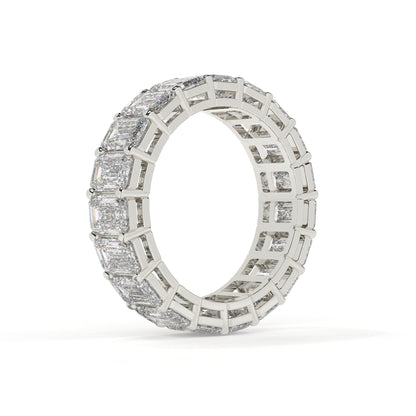 Lab Grown Emerald Diamond Full Eternity Ring