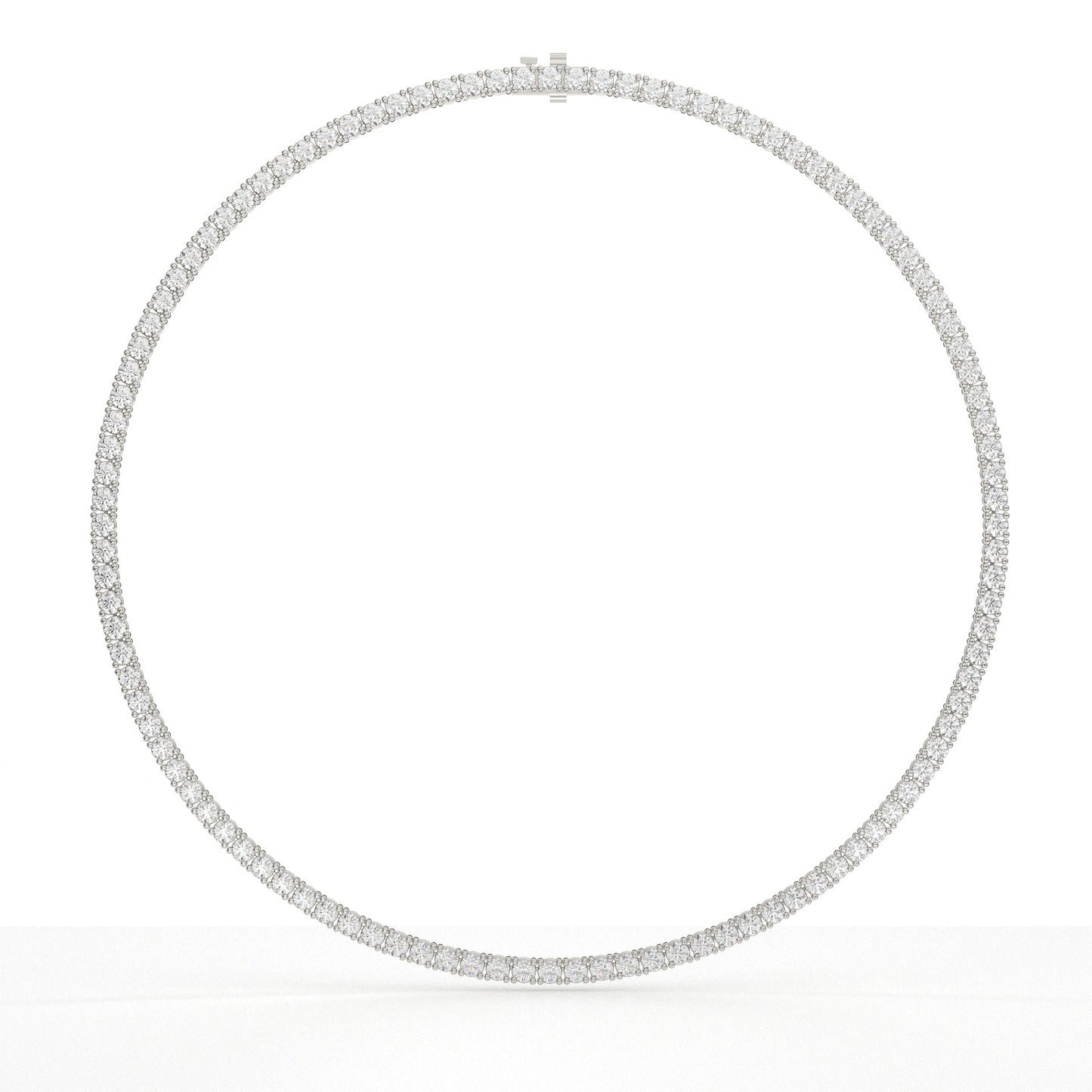 Round Cut Lab Diamond Necklace