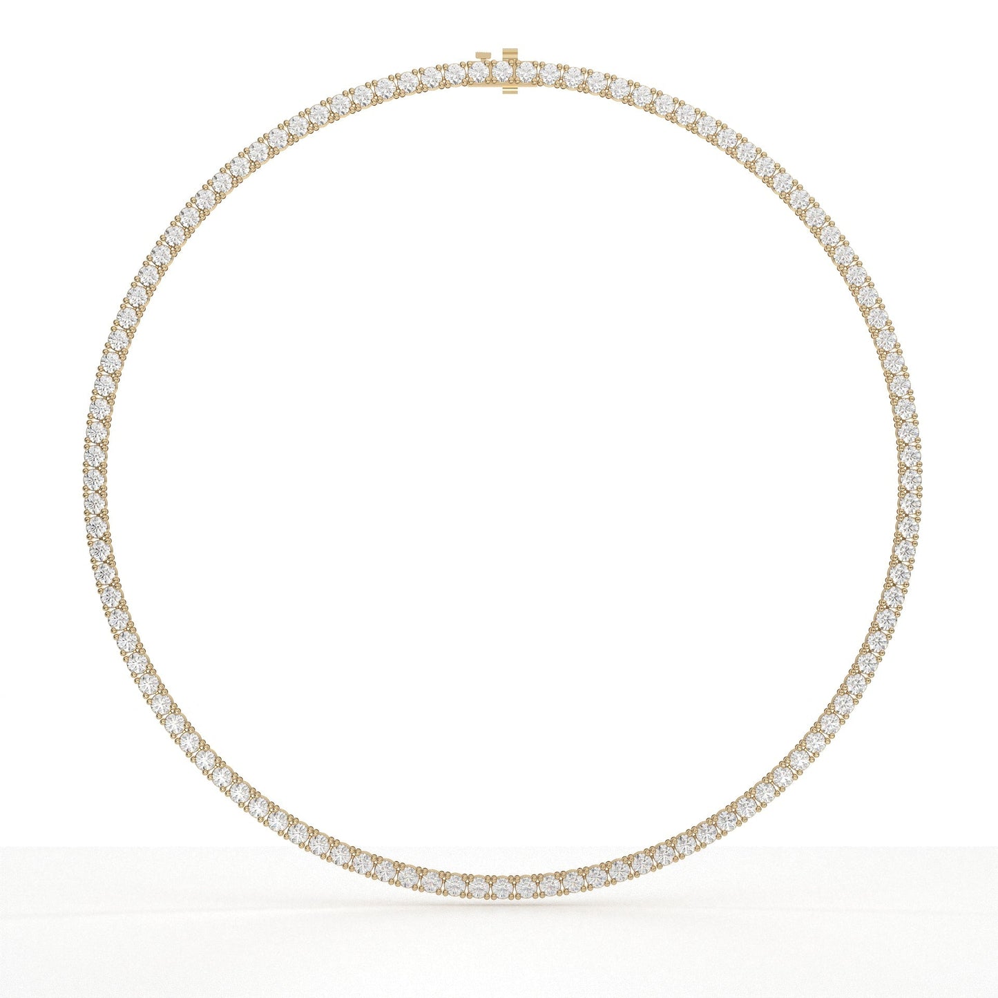 Round Cut Lab Diamond Necklace