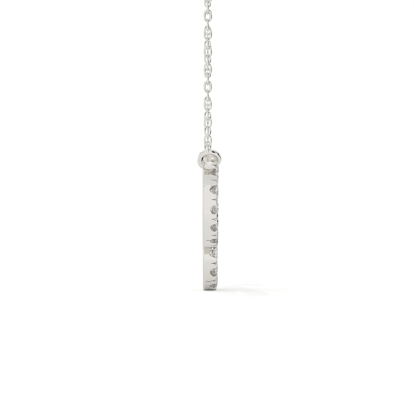 Round Cut Lab Grown Diamond Leo Pendant