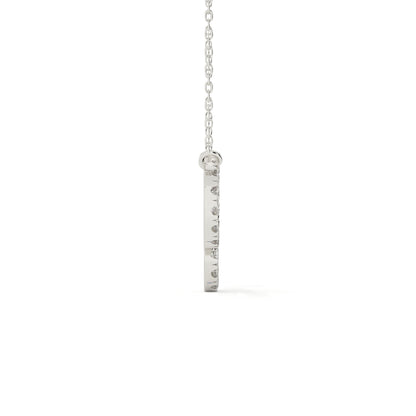 Round Cut Lab Grown Diamond Leo Pendant