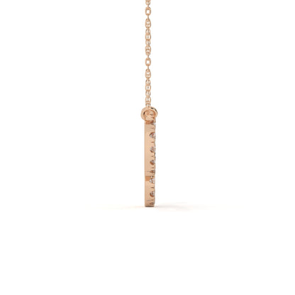 Round Cut Lab Grown Diamond Leo Pendant