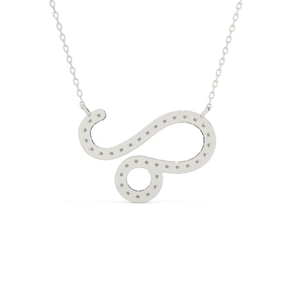 Round Cut Lab Grown Diamond Leo Pendant