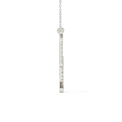 Round Cut Lab Diamond Capricorn Zodiac Pendant