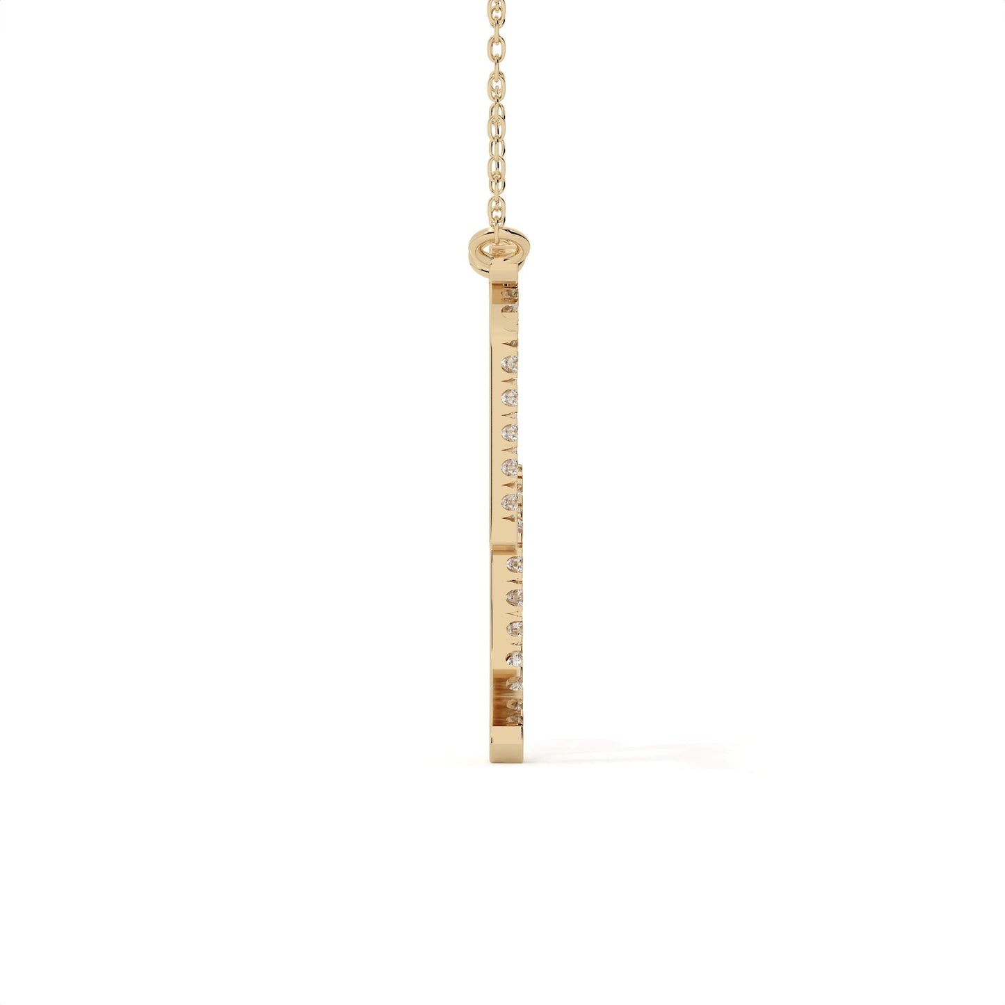 Round Cut Lab Diamond Capricorn Zodiac Pendant