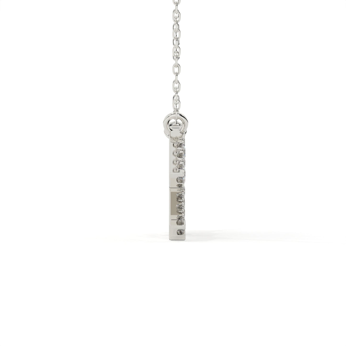 Round Cut Lab Grown Diamond Aquarius Zodiac Pendant
