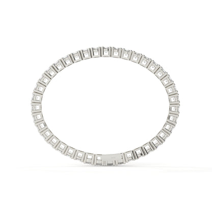 10 Carat Round Lab Diamond Tennis Bracelet