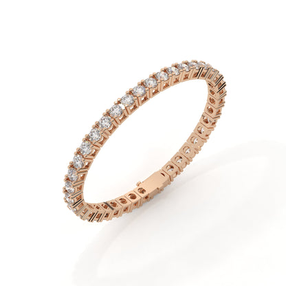 10 Carat Round Lab Diamond Tennis Bracelet