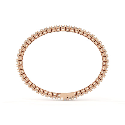 Oval Cut Diamond 4 Prong Tennis Bracelet