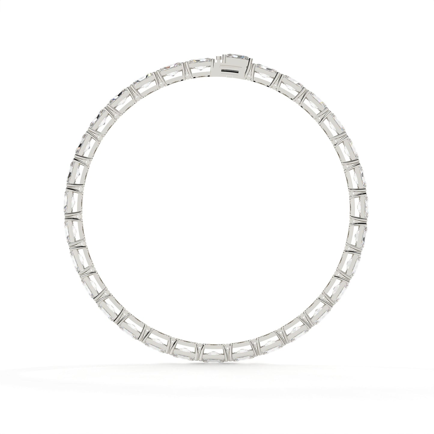 20.50 Carat Radiant Diamond Tennis Bracelet