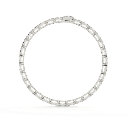 20.50 Carat Radiant Diamond Tennis Bracelet