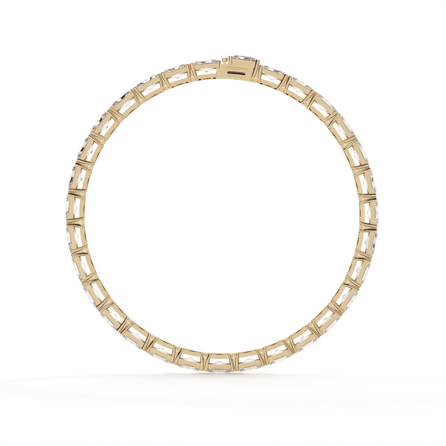 20.50 Carat Radiant Diamond Tennis Bracelet
