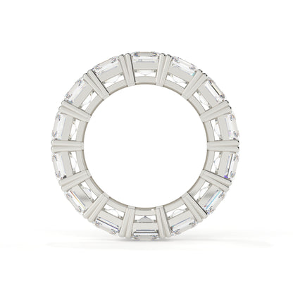 Asscher Cut Lab Grown Diamond Full Eternity Band