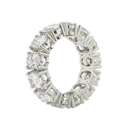 Diamond ring with a white background