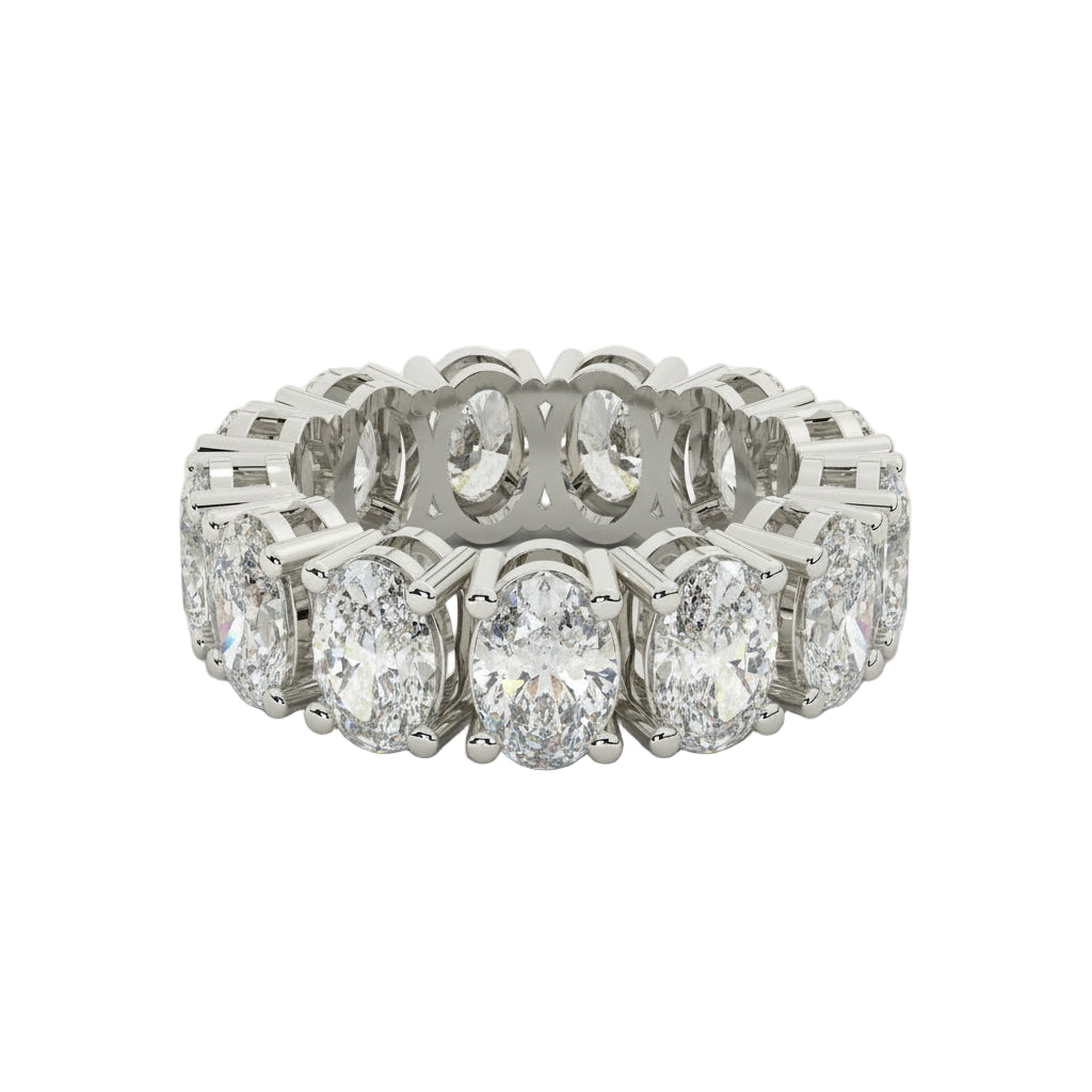 Diamond ring with a white background