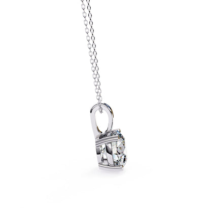 Classic Round Solitaire Pendant