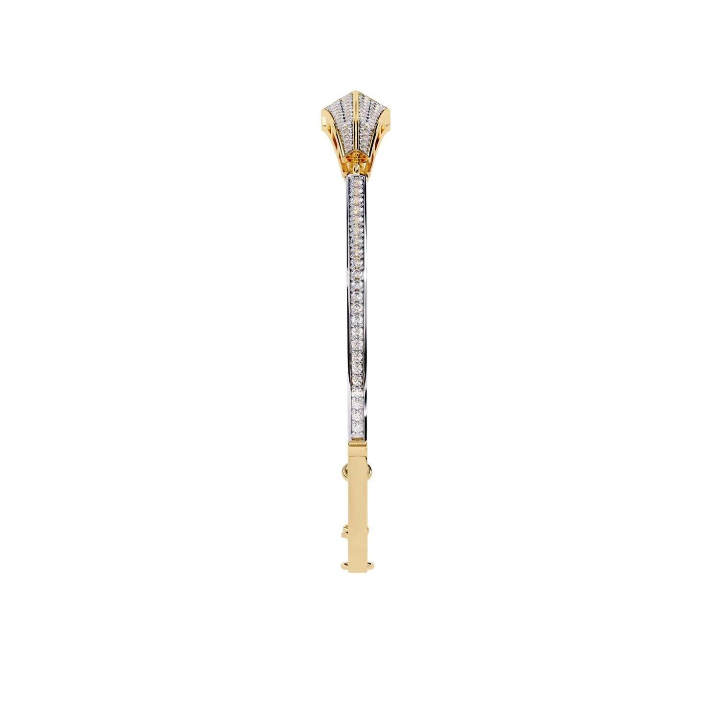 Arrow Design Lab Grown Round Diamond Bracelet