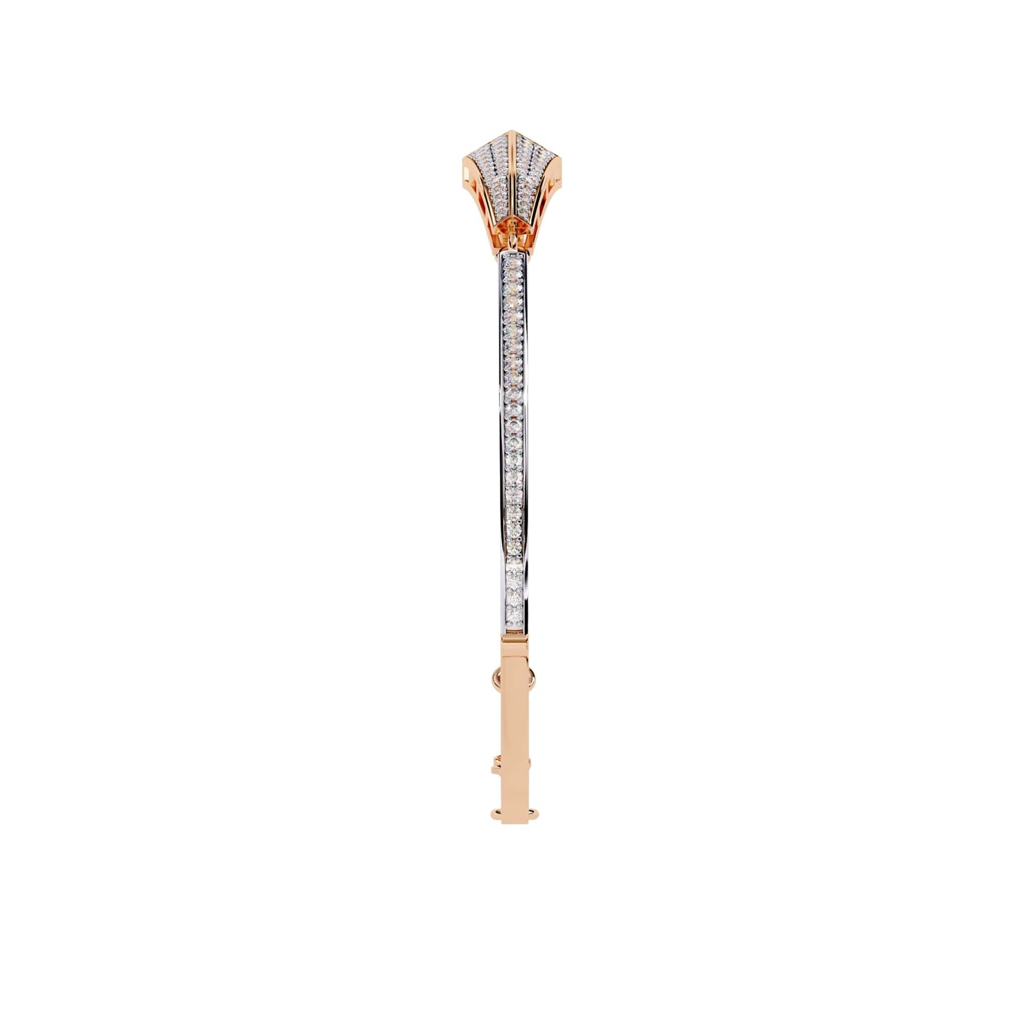 Arrow Design Lab Grown Round Diamond Bracelet