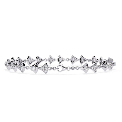 Round Cut Lab Grown Diamond Bracelet
