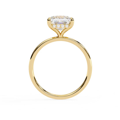 Princess Cut Solitaire Diamond Engagement Ring