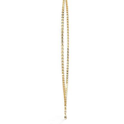 Multiple Round Cut Diamond Tennis Necklace