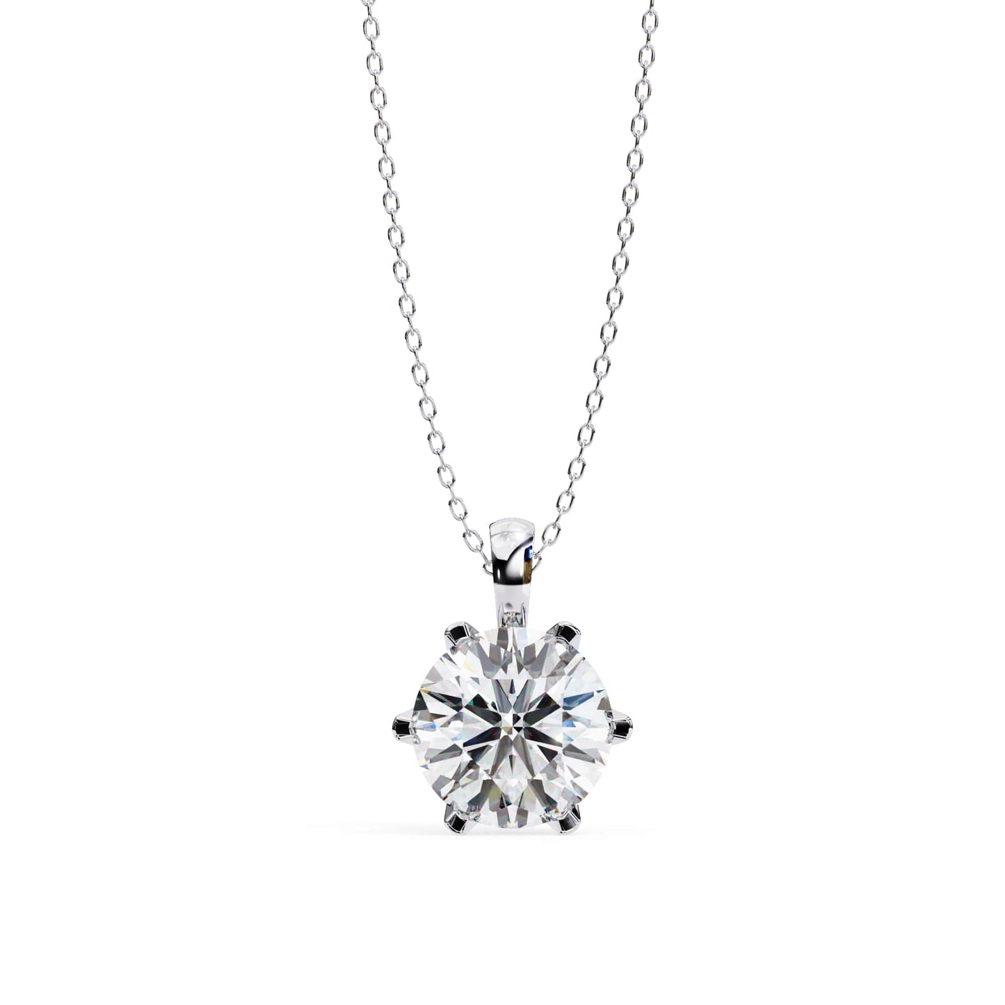 Refined Round  Lab Grown Pendant