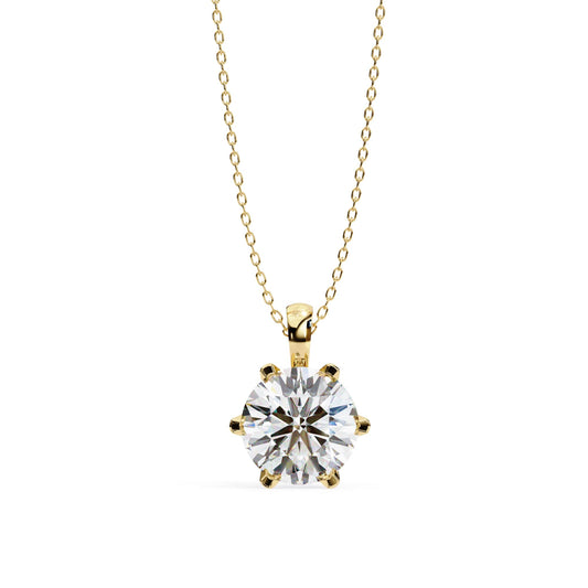 Refined Round  Lab Grown Pendant