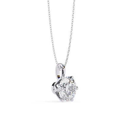 Refined Round  Lab Grown Pendant