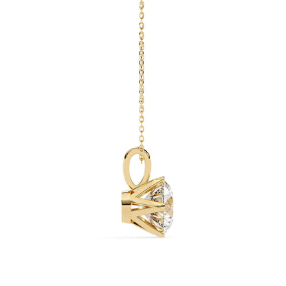 Refined Round  Lab Grown Pendant