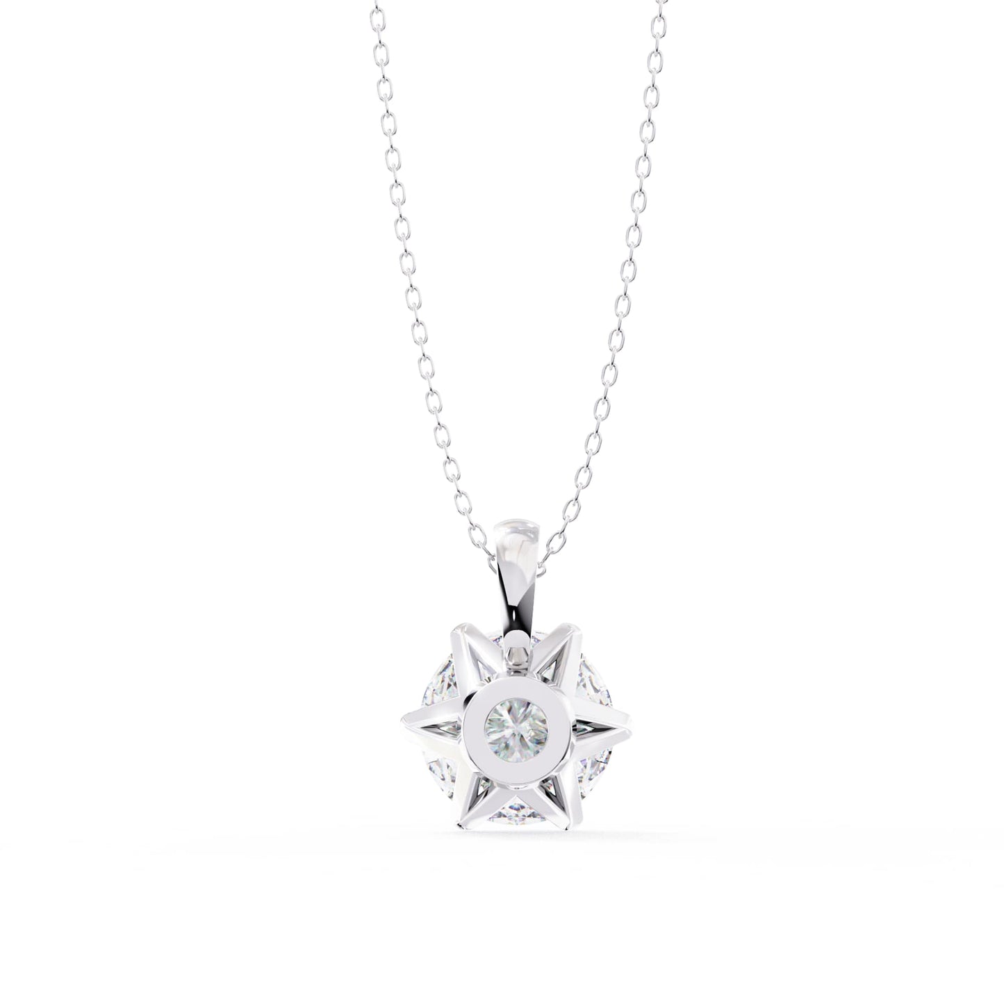 Refined Round  Lab Grown Pendant