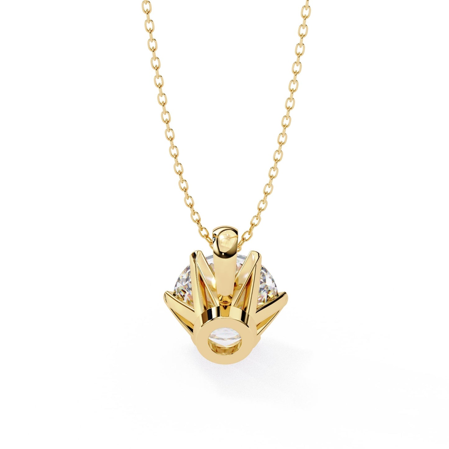 Refined Round  Lab Grown Pendant