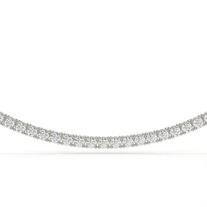Diamond bracelet on a white background
