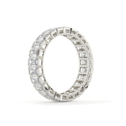 Diamond ring with a white background
